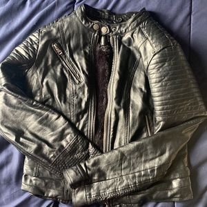 Faux Leather Jacket